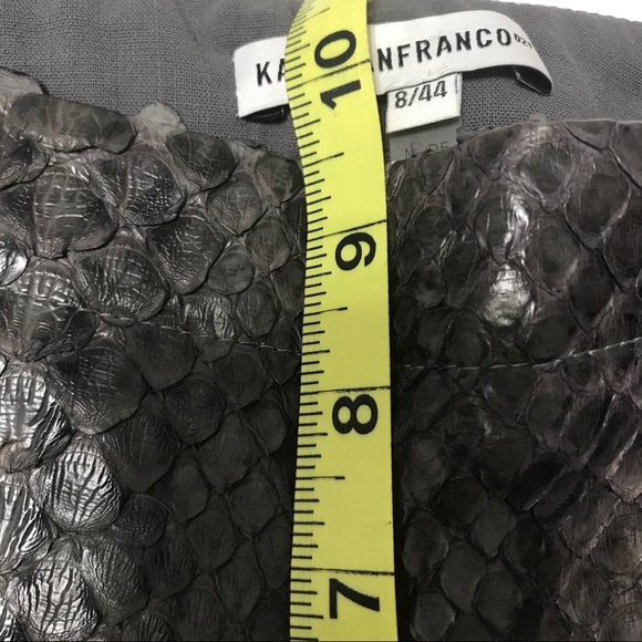 Kaufmanfranco Python-Front Cropped Pants - Picture 14 of 16